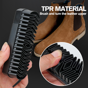 <span class=keywords><strong>Brosse</strong></span> de sieste noire légère outil de nettoyage de chaussures en daim <span class=keywords><strong>brosse</strong></span> de polissage Nubuck <span class=keywords><strong>brosse</strong></span> de nettoyage de crêpe en caoutchouc - Product Image 3