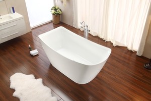 Baignoires profondes en plastique acrylique de 70 pouces pour adultes - Product Image 3