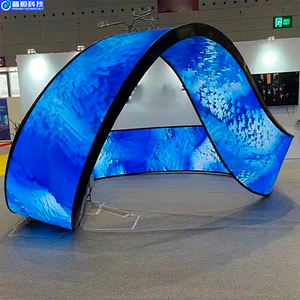 Pushunled <span class=keywords><strong>Video</strong></span> Hd <span class=keywords><strong>Xx</strong></span> P1.25/P1.53/P1.86/P2/P2.5 tampilan fleksibel Led biaya efektif Display lembut Pantallas Led - Product Image 3