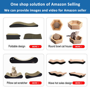 خدّاشة قطط من الورق المموج بتصميم فريد وعصري صديق للبيئة على شكل برج فلكي PET-CHEER MJ060 - Product Image 5