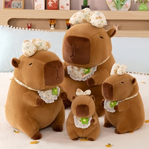 Adorables Peluches de Capibara Suaves al por Mayor, Decoración para <span class=keywords><strong>el</strong></span> Hogar, Regalos de Cumpleaños, Juguetes de Peluche de Capibara para Niñas y Niños - Product Image 5