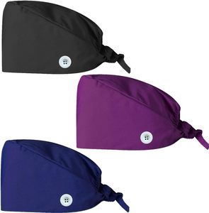 Topi bekerja yang dapat disesuaikan dengan pita keringat cocok untuk topi scrub pria dan wanita hadiah untuk rekan, teman, tetangga, keluarga, dll.