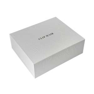 Caja de Embalaje Rígida Reciclable A4 para Cuidado de la Piel y Extensiones de Cabello, con Logotipo Personalizado, Laminación Mate y Forro de Satén, para Regalos y Cosméticos, Venta al Por Mayor - Product Image 1