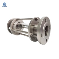 Rotámetro de Vidrio Personalizado, Medidor de Flujo de Área Variable, Medidores Rotatorios para Medir el Flujo de Agua, Gas, Aceite y Líquidos, Conexión de Brida
