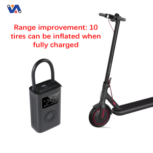Nouvelle <span class=keywords><strong>pompe</strong></span> à air numérique électrique en plastique pour accessoires de vélo, moto, scooter, VTT, gonfleur de pneus de voiture - Product Image 5