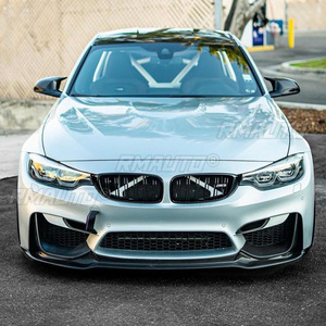ลิ้นกันชนหน้าสีดำเงา ชุดแต่งสปอยเลอร์สำหรับ BMW ซีรีส์ 3 M3 F80 ซีรีส์ 4 M4 F82 F83 ปี 2015-2020 - Product Image 4