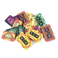 Cadeaux Krell Jetons de poker en argile céramique de casino 14g de haute qualité personnalisés, jeu de jetons de poker pas cher
