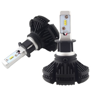 Ampoule LED de voiture 6000K 12000LM H3 Ampoule de phare LED H1 H3 H7 H4 H11 Ensembles universels de phares LED sans ventilateur - Product Image 1