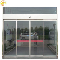 Porte d'entrée de magasin durable à double vitrage avec cadre en alliage d'aluminium pour l'extérieur des immeubles de bureaux