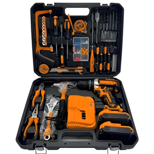 Ensemble combiné d'outils électriques sans fil <span class=keywords><strong>18V</strong></span> : <span class=keywords><strong>Perceuse</strong></span>-<span class=keywords><strong>visseuse</strong></span>, Meuleuse d'angle, Scie sauteuse pour le bricolage - Product Image 2