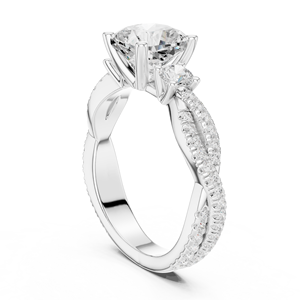 10Kt 14Kt 18Kt 22Kt Gold Lab Grown Diamond <b>Ring</b> for Women Rhodium Plated Fine Jewelry Wedding Engagement Gift <b>Custom</b> Design - Product Image 3