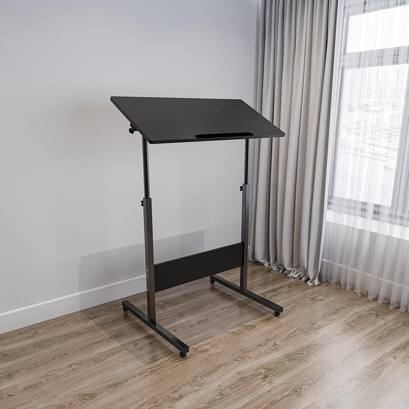 รุ่นตั้ง: 80x40 ซม. เอียง สีดำ (แบบหนา)