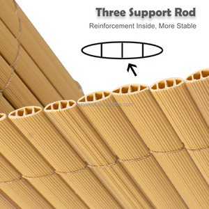 Outdoor High Modern Design UV Resistant Weatherproof Double-Sided PVC Eco-Friendly Privacy <b>Fence</b> Screen for Balcony Garden - Product Image 3