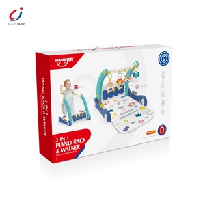 Chengji tapis rampant jeu pédale <span class=keywords><strong>piano</strong></span> 2 en <span class=keywords><strong>1</strong></span> pédale fitness rack <span class=keywords><strong>bébé</strong></span> tapis de jeu activité gym avec marcheur - Product Image 5