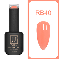 YouGel Base Coat Professionnel en Caoutchouc, Gel de Renforcement Super Résistant à Dissoudre avec Couleurs, 15ml