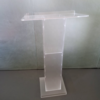 Púlpit acrílico moderno personalizado de fábrica, luz led a la venta