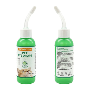 Solution Nettoyante Apaisante pour <span class=keywords><strong>Yeux</strong></span> d'Animaux à Marque Blanche, Stérile, Douce, Sans Larmes, à l'Acide Hyaluronique, pour Chiens et Chats, Anti-Taches de Larmes - Product Image 1
