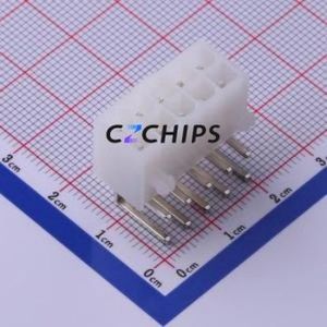 C4255WR-F-2X05PN2NT1N00B Wire-to-Board Pin Header Bent Lead Through Hole,P=4.2mm Connector 2x5P 4.2mm Right Angle Insert 10P - Product Image 1