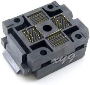 FPQ-52-0.65-04 10x10มม. 0.65 TQFP52 QFP52 FQFP52 PQFP52 QFP IC MCU ทดสอบการเผาไหม้ในอะแดปเตอร์การเขียนโปรแกรมซ็อกเก็ตจีน enplas - Product Image 3