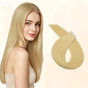 Extensions de cheveux humains K.SWIGS, cheveux vierges Remy, 12 à 40 pouces, USA, Walker Tape, hypoallergéniques, résistantes à l'eau, plusieurs couleurs. - Product Image 1