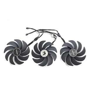 พัดลมกราฟิก4PIN 0.65A DC12V PLD10020B12H สำหรับ Gigabyte GeForce RTX 4090 RTX <span class=keywords><strong>4080</strong></span> RTX 4070 Ti <span class=keywords><strong>master</strong></span> - Product Image 3