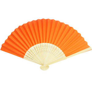 Éventail pliant personnalisé en soie de bambou de 21 cm pour mariage, petite décoration d'intérieur, bricolage, fête - Product Image 3