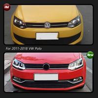 Feux de voiture pour VW Polo, projecteur de phare LED, lentille de projecteur, phare Vento, DRL, phare HID, faisceau bi-xénon, accessoires 2011-2018