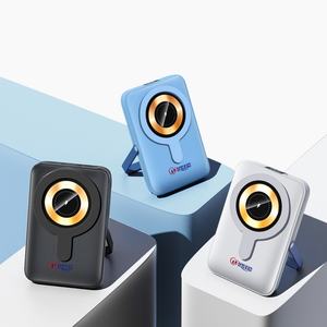 Batería Externa Magnética Inalámbrica Ultra Delgada de Metal Personalizada de 10000 mAh con Soporte, Cargador Inalámbrico para iPhone 12 13 14 15 - Product Image 2