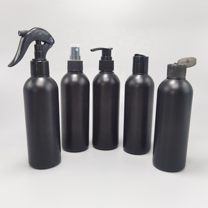 250ml Empty PE Cylindrical Plastic Black Matte Trigger <strong>Spray</strong> 8 oz <strong>Spray</strong> <strong>Bottle</strong> With Black Trigger Sprayer - Product Image 6