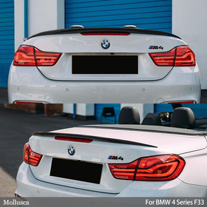 For 4 Series F33 Convertible&M4 F83 P Style Carbon Fiber <b>Rear</b> <b>Spoiler</b> Trunk Wing 2013-2020 - Product Image 6