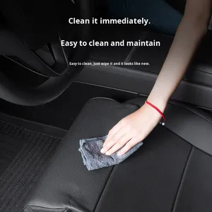 ปลอกหุ้มเบาะหนังนุ่มแบบใหม่สำหรับรถยนต์เทสล่า รุ่นข้ามพรมแดน พร้อมที่พักขาแบบยาว ขายส่ง - Product Image 5