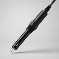 Électrode de pH combinée rechargeable compatible Hach PC1R1A 3-4 NPT, capteur de pH en ligne pour la série GLI KCl, garantie de 12 mois