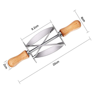 Offre Spéciale : Coupe-pâte en Acier Inoxydable, Rouleau à Croissants, Trancheuse à Pâte, Coupe-croissants - Product Image 3