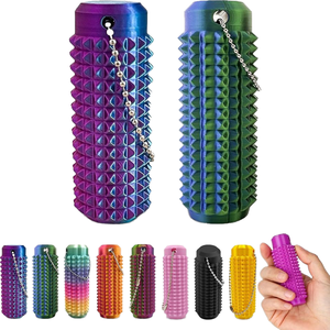Little Ouchies nouveauté porte-clés violet vert soulagement de l'anxiété Fidget douleur <span class=keywords><strong>Stim</strong></span> jouet cadeau pour enfants pour les amis - Product Image 1