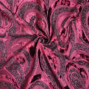 Hejin Custom Luxury Elegance Soft Stretch Knit Dress Women Clothing Muslim Textile Curtain Poly Metallic Lurex Jacquard Fabric