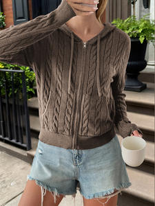 <span class=keywords><strong>Pull</strong></span> <span class=keywords><strong>pull</strong></span> de haute qualité <span class=keywords><strong>pull</strong></span> à capuche décontracté à manches longues avec manteau <span class=keywords><strong>pull</strong></span> à fermeture éclair de poche - Product Image 5