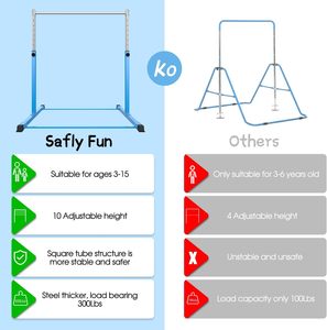 <span class=keywords><strong>Barre</strong></span> de gymnastique pliable pour enfants, réglable en hauteur, <span class=keywords><strong>barre</strong></span> horizontale, <span class=keywords><strong>barre</strong></span> d'entraînement junior, bon prix, en vente - Product Image 2