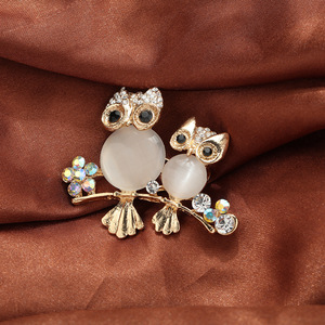 Broche de Búho de Aleación de Zinc con Forma de Animal, Accesorio de Moda para Mujer, Regalo - Product Image 2
