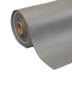 High Temperature Thermal Insulation Blanket High Temp Silicone Coated Grey Fiberglass Cloth