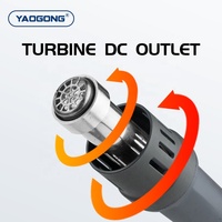 YAOGONG 2020-4 Nouveau pistolet à air chaud intelligent en métal SMD 4-en-1 1000W, fer à souder 110/220V 480 certifié CE ROHS