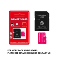 Carte mémoire Micro TF SD, livraison gratuite, capacité réelle 128 Go, appareils mobiles Android, carte mémoire 4 Go avec boîte en plastique TW U3 V60