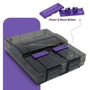 Ensemble complet de coques de remplacement épaisses semi-transparentes pour <span class=keywords><strong>console</strong></span> <span class=keywords><strong>Super</strong></span> <span class=keywords><strong>NES</strong></span>, pièces de rechange pour l'entretien - Product Image 6