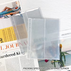 แฟ้มพลาสติกพีวีซีใสมีกระเป๋า1 2 4ซิปปรับแต่งโลโก้ได้ A5ขนาด A6ซองแฟ้มกระเป๋า<span class=keywords><strong>เงินสด</strong></span>ใส - Product Image 4