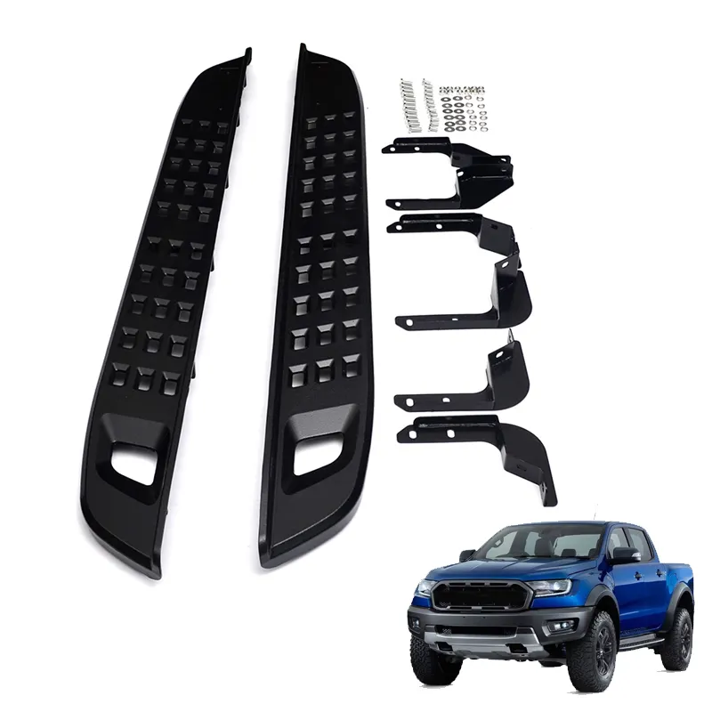 Universial 4x4 Pickup Truck Car Accessories Steel Side Step Running Board for Ford F150 Ranger Raptor 2012-2021 2020 2021