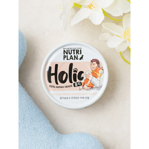 Dongwon Nri-Plan Holic cane biologico tratta 85g di petto di pollo ad alto contenuto proteico e verdure cibo secco senza cereali per cani di piccola taglia - Product Image 1