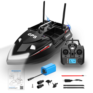 Nouvelle Arrivée OEM V802pro <span class=keywords><strong>Bateau</strong></span> Télécommandé de Pêche à la Carpe avec 160 Positions GPS, Portée 500m, 4 Bacs, Pilote Automatique et Sonar Détecteur de Poissons - Product Image 6