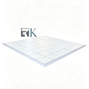 Plancher de danse portable blanc de haute qualité pour événements intérieurs et extérieurs, mariages et fêtes - Product Image 1