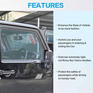 Tay Nắm Phía Sau Tay Vịn Phía Sau Bằng Hợp Kim Kẽm Cho Xe Jeep Wrangler <span class=keywords><strong>JK</strong></span> 2007-2018 - Product Image 6