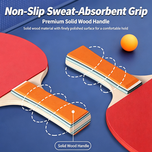 Oem Manufacturer Usapa Approved 18k Carbon <b>Table</b> <b>Tennis</b> Batt Set With 2 Solid Wood Bats Long Pimples Rubber 3 Balls Blue Carry - Product Image 5