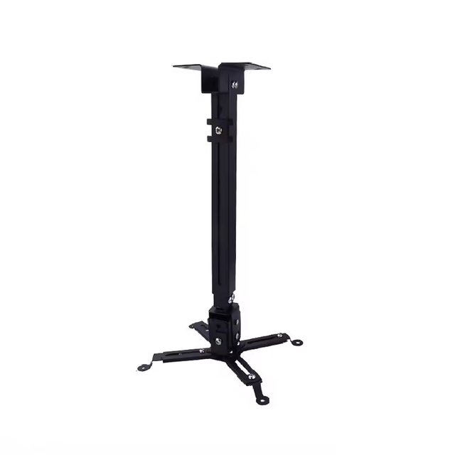 Rotate Tilt Ceiling Projector Mount 12 to 15 Inch Height Adjustable Arm Monitor Stand Max Load Capacity 33 LBS Universal VESA